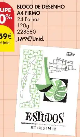 Pingo Doce Bloco de desenho estudos promoção