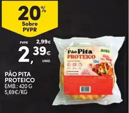 Continente Pão pita proteico promoção