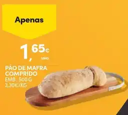 Continente Pão de mafra comprido promoção