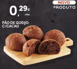 Continente Pão de queijo c/cacau promoção