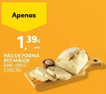 Continente Pão de forma rio maior promoção