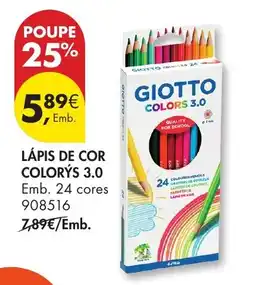 Pingo Doce Lápis de cor colorys 3.0 promoção