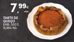 Continente Tarte de queijo promoção