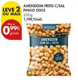Pingo Doce Amendoim frito c/sal pingo doce promoção