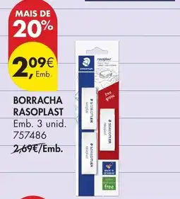 Pingo Doce Borracha rasoplast promoção