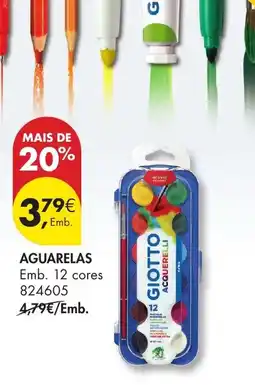 Pingo Doce Aguarelas Giotto promoção