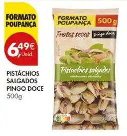 Pingo Doce Pistachios salgados pingo doce promoção
