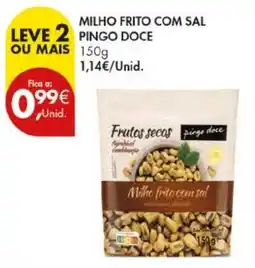 Pingo Doce Milho frito com sal pingo doce promoção