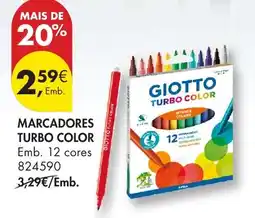 Pingo Doce Marcadores turbo color promoção