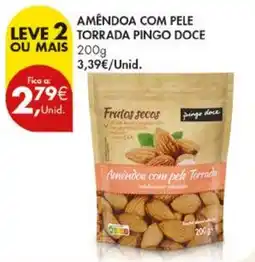 Pingo Doce Amêndoa com pele torrada pingo doce promoção