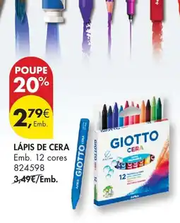 Pingo Doce lápis de cera giotto promoção