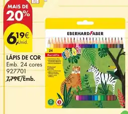 Pingo Doce Lápis de cor eberhard faber promoção