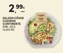 Continente Salada césar cozinha continente promoção