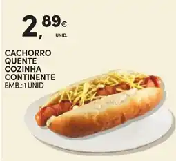 Continente Cachorro quente cozinha continente promoção