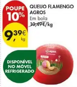 Pingo Doce Queijo flamengo agros em bola promoção