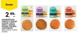 Continente Hambúrger de porco com queijo continent promoção