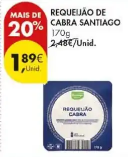 Pingo Doce Requeijão de cabra santiago promoção
