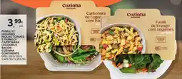 Continente Cozinha continente fusilli de frango com legumes ao vapor promoção