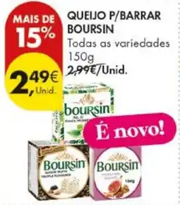 Pingo Doce Queijo p/barrar boursin promoção