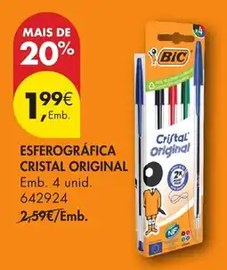 Pingo Doce Bic esferográfica cristal original promoção