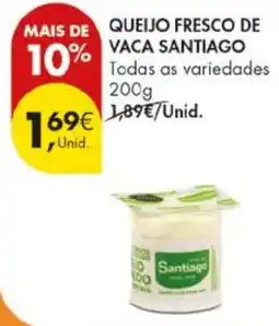 Pingo Doce Queijo fresco de vaca santiago promoção