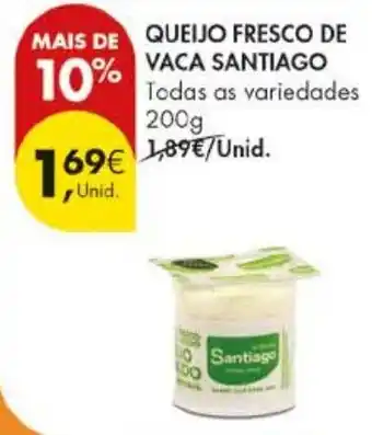 Pingo Doce Queijo fresco de vaca santiago promoção