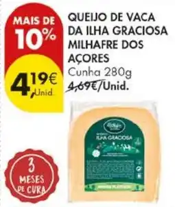Pingo Doce Queijo de vaca da ilha graciosa promoção