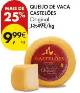 Pingo Doce Queijo de vaca castelões original promoção