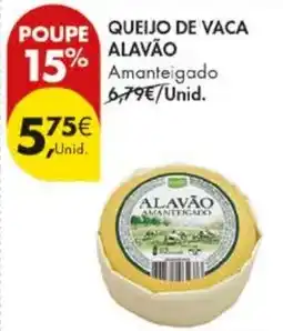 Pingo Doce Queijo de vaca alavão amanteigado promoção