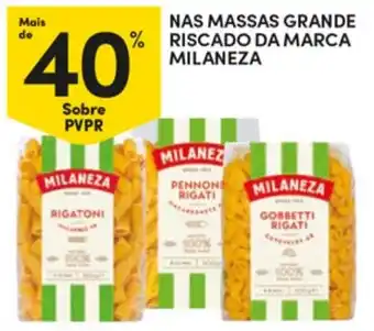 Continente Massas grande riscado da marca milaneza promoção