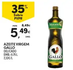 Continente Azeite virgem gallo delicado promoção