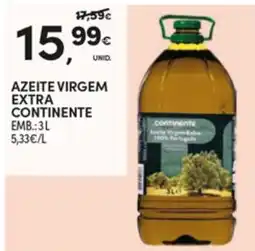 Continente Azeite virgem extra continente promoção