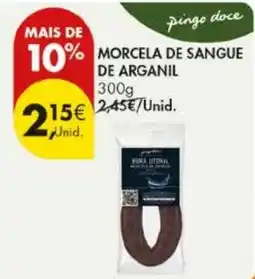 Pingo Doce Morcela de sangue de arganil promoção
