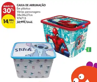 Caixa de arrumação
