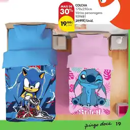 Pingo Doce Colcha várias personagens promoção