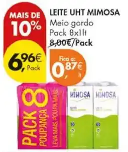 Pingo Doce Leite uht mimosa promoção