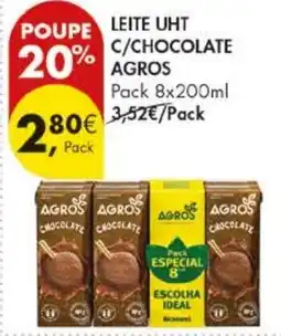 Pingo Doce Leite uht c/chocolate agros promoção