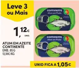 Continente atum em azeite continente promoção