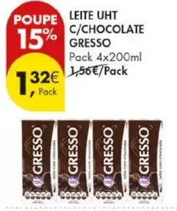 Pingo Doce Leite uht c/chocolate gresso promoção