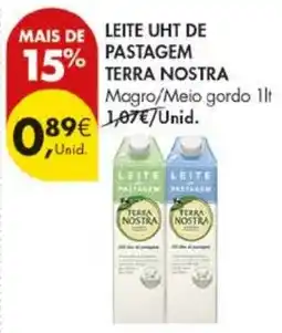 Pingo Doce Leite uht de pastagem terra nostra promoção