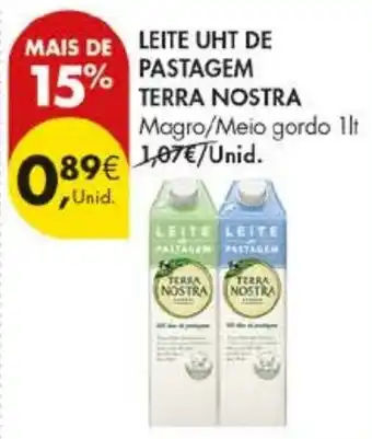 Pingo Doce Leite uht de pastagem terra nostra promoção