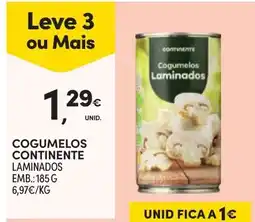 Continente Cogumelos laminados continente promoção