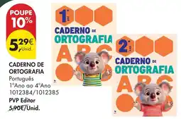 Pingo Doce Caderno de ortografia promoção