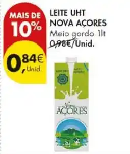 Pingo Doce Leite uht nova açores promoção
