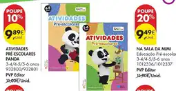 Pingo Doce Atividades pré-escolares panda promoção