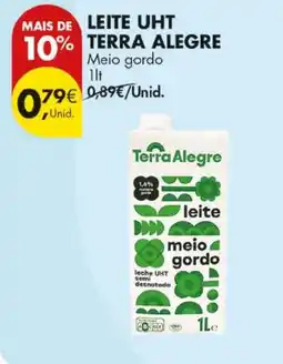 Pingo Doce Leite uht terra alegre meio gordo promoção