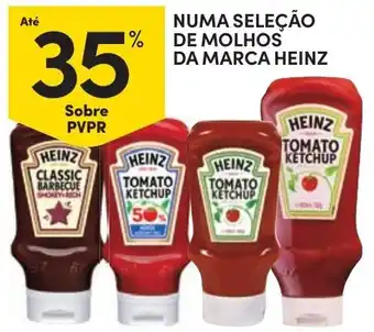 Continente molhos da marca heinz promoção