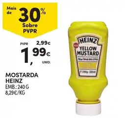 Continente Mostarda heinz promoção