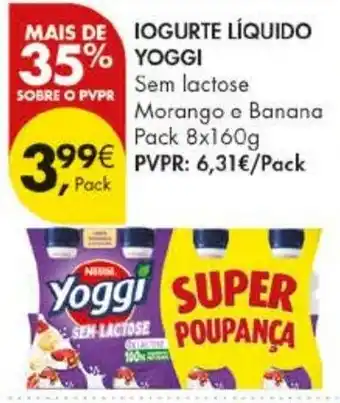 Pingo Doce Iogurte líquido yoggi promoção