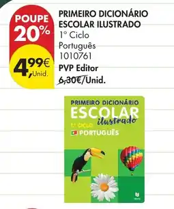 Pingo Doce Primeiro dicionário escolar ilustrado português promoção